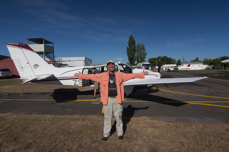 flyover - bob with Markku's plane